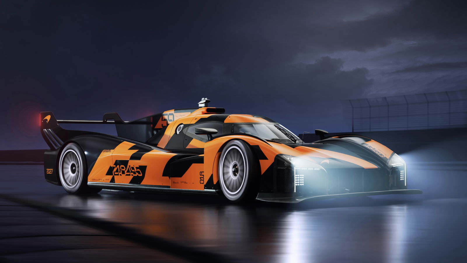 McLaren LMDh car - front